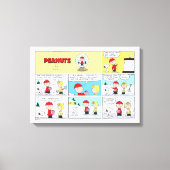 Charlie Brown | Sneeuwbol Canvas Afdruk (Voorkant)