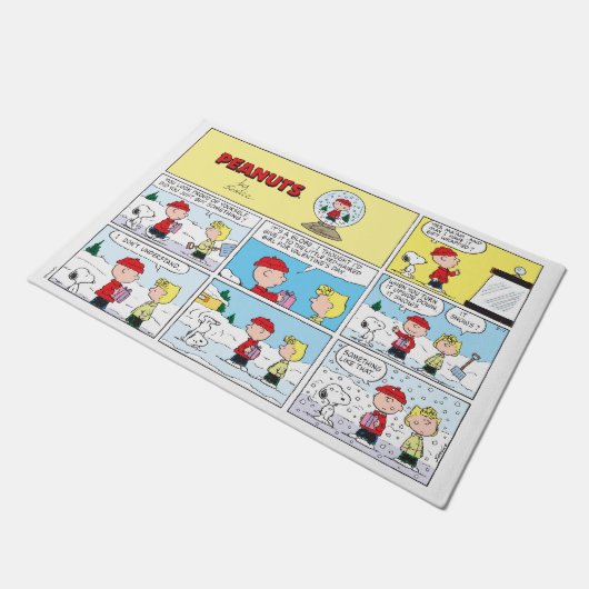 Charlie Brown | Sneeuwbol Deurmat (Schuin)