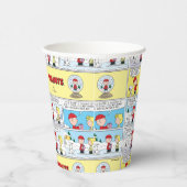 Charlie Brown | Sneeuwbol Papieren Bekers (Rechts)