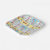 Charlie Brown | Sneeuwbol Papieren Bordje (Gebogen)