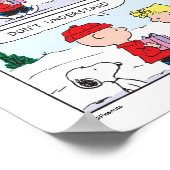 Charlie Brown | Sneeuwbol Poster (Hoek)