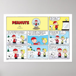 Charlie Brown Sneeuwbol Poster