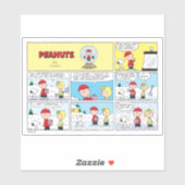Charlie Brown | Sneeuwbol Sticker (Vel)