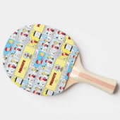 Charlie Brown | Sneeuwbol Tafeltennisbatje (Zijkant)