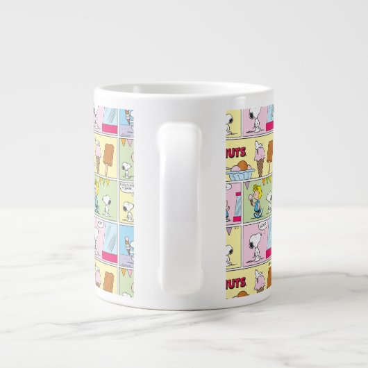 Charlie Brown, Snoopy en Sally | ijsje Grote Koffiekop (Achterkant)