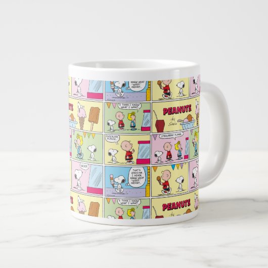 Charlie Brown, Snoopy en Sally | ijsje Grote Koffiekop (Voorkant rechts)