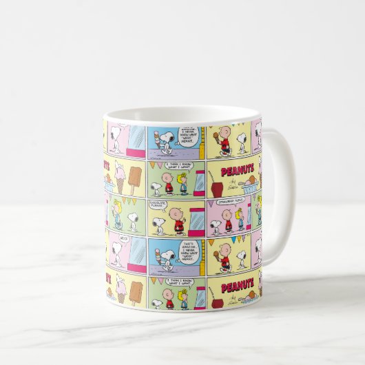 Charlie Brown, Snoopy en Sally | ijsje Koffiemok (Voorkant rechts)
