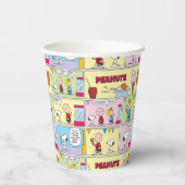 Charlie Brown, Snoopy en Sally | ijsje Papieren Bekers (Achterkant)