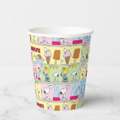 Charlie Brown, Snoopy en Sally | ijsje Papieren Bekers (Rechts)