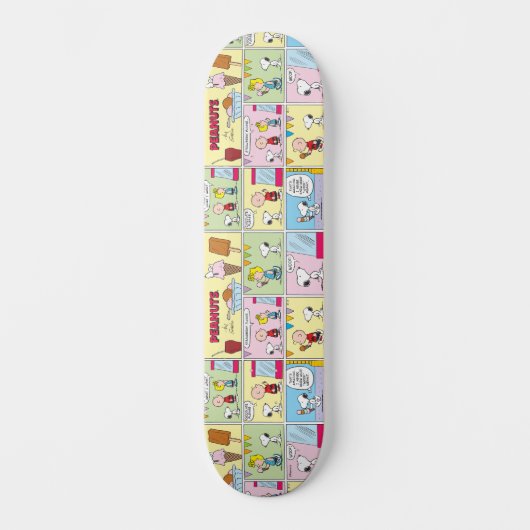 Charlie Brown, Snoopy en Sally | ijsje Persoonlijk Skateboard (Voorkant)
