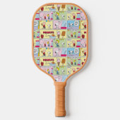 Charlie Brown, Snoopy en Sally | ijsje Pickleball Paddle (Voorkant)