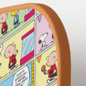 Charlie Brown, Snoopy en Sally | ijsje Pickleball Paddle (Links Detail)