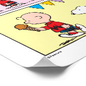 Charlie Brown, Snoopy en Sally | ijsje Poster (Hoek)