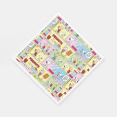 Charlie Brown, Snoopy en Sally | ijsje Servet (Hoek)