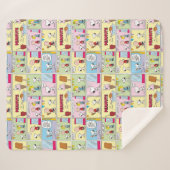 Charlie Brown, Snoopy en Sally | ijsje Sherpa Deken (Voorkant (horizontaal))