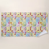 Charlie Brown, Snoopy en Sally | ijsje Strandlaken (Voorkant)