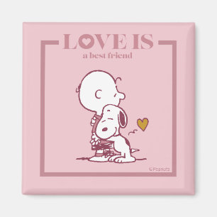 Charlie Brown & Snoopy - Liefde is een beste vrien Magneet