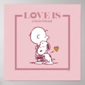 Charlie Brown & Snoopy - Liefde is een beste vrien Poster (Voorkant)