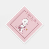 Charlie Brown & Snoopy - Liefde is een beste vrien Servet (Hoek)