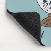 Charlie Brown Snow Wereldbol Graphic Muismat (Hoek)