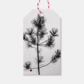 Charlie Brown Stijl Kerstboom Cadeaulabel (Voorkant)