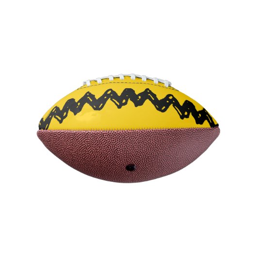 Charlie Brown Zig Zag Pattern American Football (Gedraaid 270)