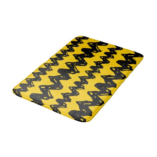 Charlie Brown Zig Zag Pattern Badmat (Gekanteld)