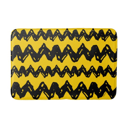 Charlie Brown Zig Zag Pattern Badmat (Voorkant)