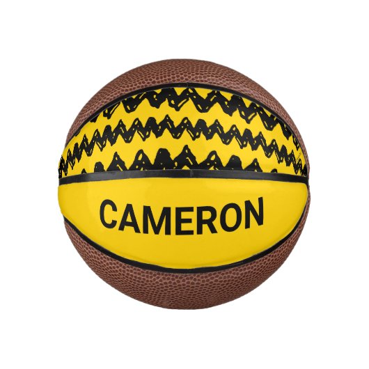 Charlie Brown Zig Zag Pattern Basketbal (Voorkant)