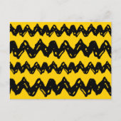 Charlie Brown Zig Zag Pattern Briefkaart (Voorkant)