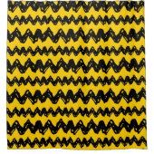 Charlie Brown Zig Zag Pattern Douchegordijn (Voorkant)