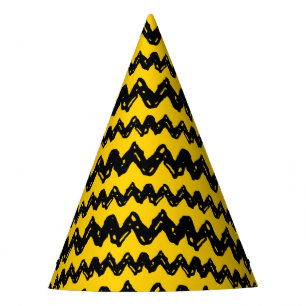 Charlie Brown Zig Zag Pattern Feesthoedjes