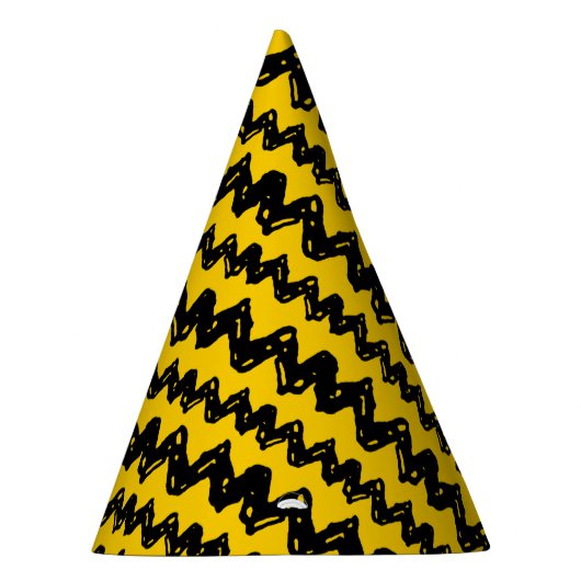 Charlie Brown Zig Zag Pattern Feesthoedjes (Rechts)
