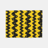 Charlie Brown Zig Zag Pattern Fleece Deken (Voorkant (Horizontaal))