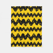 Charlie Brown Zig Zag Pattern Fleece Deken (Voorkant)