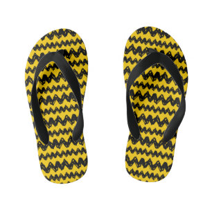 Charlie Brown Zig Zag Pattern Kinder Teenslippers