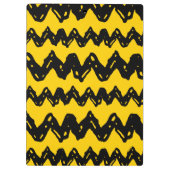 Charlie Brown Zig Zag Pattern Klembord (Achterkant)