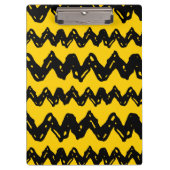 Charlie Brown Zig Zag Pattern Klembord (Voorkant)