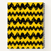 Charlie Brown Zig Zag Pattern Notitieboek (Achterkant)
