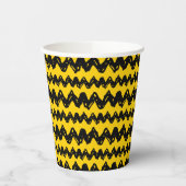 Charlie Brown Zig Zag Pattern Papieren Bekers (Links)