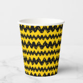 Charlie Brown Zig Zag Pattern Papieren Bekers (Voorkant)