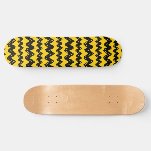 Charlie Brown Zig Zag Pattern Persoonlijk Skateboard (Horizontaal)