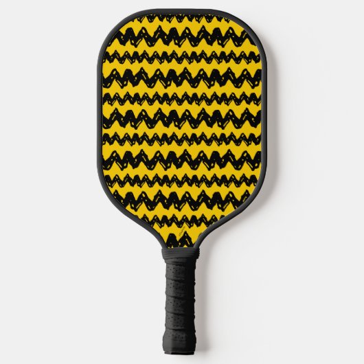 Charlie Brown Zig Zag Pattern Pickleball Paddle (Achterkant)