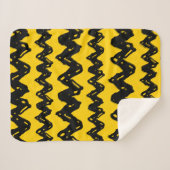 Charlie Brown Zig Zag Pattern Sherpa Deken (Voorkant (horizontaal))