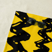 Charlie Brown Zig Zag Pattern Strandlaken (In situ)