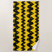 Charlie Brown Zig Zag Pattern Strandlaken (Voorkant)