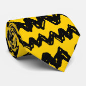 Charlie Brown Zig Zag Pattern Stropdas (Opgerold)