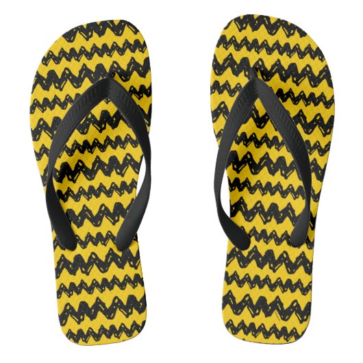 Charlie Brown Zig Zag Pattern Teenslippers (Voetbed)