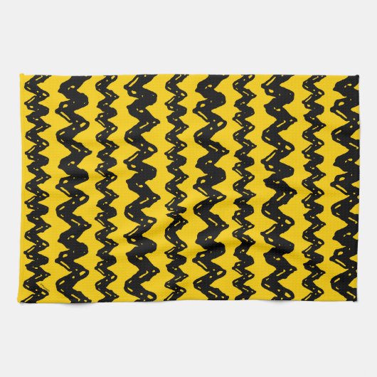 Charlie Brown Zig Zag Pattern Theedoek (Horizontaal)