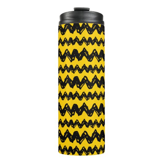 Charlie Brown Zig Zag Pattern Thermosbeker (Voorkant)